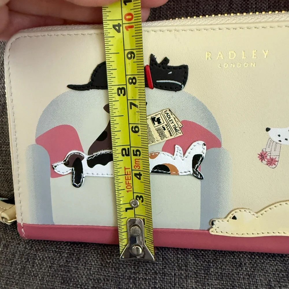 RADLEY LONDON Cream Wallet with Pink and Black Accents - Picture 9 of 10